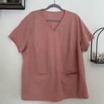 FIGS  Casma Three-Pocket Scrub Top Pink Plus Size 4XL Photo 0