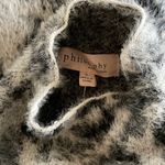 Philosophy NWT  Fuzzy Animal Print Mock Neck Sweater Small Photo 4
