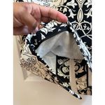 ZARA  Women Black White Floral Print Back Center Slit Pencil Skirt Size Small Photo 6