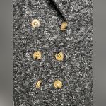 Isabel Marant  Etoile Overton Boucle Wool Long Double Breasted Coat Gray Size 34 Photo 5