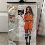 Women’s Prisoner Costume Orange Size M Photo 0