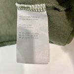 American Eagle  Women’s Short Sleeve Basic Tee Shirt w/ Distressed Hem Green FLAW Photo 4