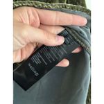 Maeve  Anthropologie Karina Velvet Holly Green Button Up Shirt Size 6 Photo 4