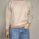 Outdoor Voices  MegaFleece Crewneck Sweatshirt Beige Size Medium Photo 2