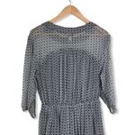 Joie  Andora Silk 3/4 Sleeve Geo Print Mini Dress Photo 7