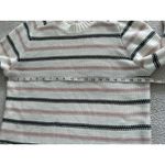 Madewell $98 Cotton Crewneck Sweater Dark Loden Stripe NT643 Size S Photo 11