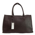 Lulu Dharma Woven Bag Brown Vegan Leather Bottega Photo 0