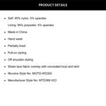 More to Come Ezra Lace Cut Out Dress in Black Size XS Photo 2