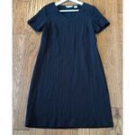 Orvis  black gauze vneck dress size small Photo 6