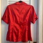 Ashley by 26 International  Red Blazer Top Photo 1