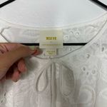 Anthropologie Maeve by White Eyelet Balloon-Sleeve Kimono Photo 5