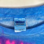 Gildan Bahamas Tie-Dye T-Shirt - Pink and Blue Photo 2