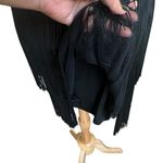 BABEYOND Flapper Dress XL Long Fringe Showgirl Dress Roaring 20s Sequins Beaded Black Photo 12