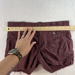 Columbia Vtg  Sz 4 Omni-Shade Sports Shorts Cut Off Mid Rise Women’s Maroon Photo 8
