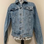 Harley Davidson Genuine Harley-Davidson Womens Light Wash Cotton Jean Jacket size L. Photo 10