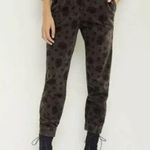 Anthropologie  gray floral motif Kalea corduroy jogger pants XS Photo 5