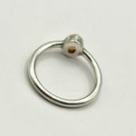 Ethiopian Opal Sterling Silver Ring Size 5.75 Photo 4