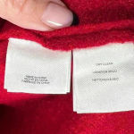 Kasper  Open Front Cardigan Sweater Red Cozy Wool Blend Women’s Size XS Photo 6