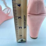 Top Moda  Sandal Womens 7.5 Pink  Rhinestone Strappy Lace Sandal NEW‎ Photo 6