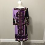 Donna Morgan  3/4 length sleeve boat neck jersey shift dress Photo 1