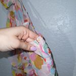 For Love & Lemons NWT Pink Floral Desmond Midi Dress Size Small Photo 4