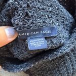 American Eagle Mock Neck Navy Blue Sweater Photo 3