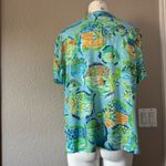 Alfred Dunner Vintage  Colorful Fish Print V-Neck Top Petite PXL Photo 4
