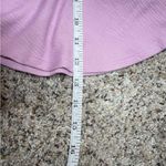 Free People Lavender Purple Strapless Peplum Lace Up Smocked Crop Top Medium Photo 8