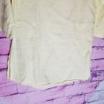 MALVIN HAMBURG GERMANY 100% LINEN CROCHET V NECK YELLOW SWIM BEACH COVER 10 Photo 9