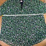 Chico's  Abstract Dot Print Blouse V-Neck Green Blue Size 3 US 16/18 Photo 6