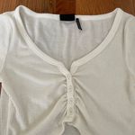 Urban Outfitters long sleeve button up top Photo 2