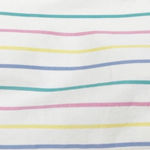 Sag Harbor Blazer Womens Size 14 Pastel Easter Rainbow Stripe Office Work Career Photo 3