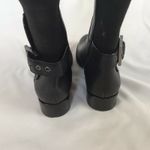 Tory Burch Leather Over the Knee Riding Boots Size 5 Black Low Block Heel Photo 3