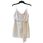 Cinq à Sept Cinq a Sept Cara Short Draped-Tie Mini white Dress Sz 4 **see pics Photo 3