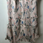 Saylor  Althea pink floral smocked midi dress size medium baby shower wedding Photo 5