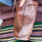 Frye  Olivia Bucket Bag Drawstring Shoulder or Crossbody in Cognac leather Photo 5