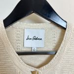 Sam Edelman Colleen Short-Sleeve Cardigan Sweater in White Size Small Photo 4