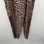 ZARA Leopard Print Short Sleeve Cropped Jumpsuit Sz M Bloggers Favorite Photo 5