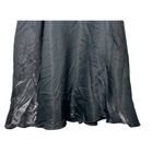 JS Collections JS Collection Black Shimmery Full Length A-Line Skirt Women's Size 8 Photo 5