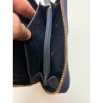 Tory Burch  Navy Leather Wristlet Wallet Photo 5