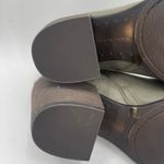 Lucky Brand Boots Size 9 Women's Branndi Bootie Ankle Leather Green/Taupe Heel Photo 14