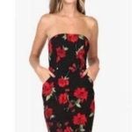 B Darlin Dress Floral Print Sz 9/10 Prom Cocktail Special Event Sexy DateNight Photo 1