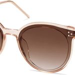 Classic Retro Round Sunglasses for Women Men Vintage Trendy Large Frame Shades  Photo 0