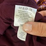 Draper James Women's Maroon Geo Floral Diamond Squareneck Top Size Medium Photo 5