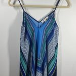 Jealous Tomato  Hanker-chief Dress Women S Blue Adjust Stripe Boho Spring Beach Photo 2