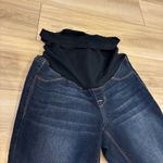 1822 Denim Maternity Jeans Dark Wash Size 26 Skinny Leg Over Belly Photo 1