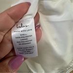 Lulus  Bubbly Charm NWT size‎ Medium White Taffeta Tiered Ruffled Mini Dress Photo 8