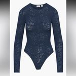Babaton Aritzia  Shapelace Crew Longsleeve Bodysuit Photo 2