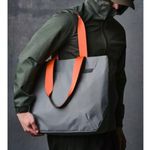 Alpaka Elements Tote Bag Gray Orange Nylon Foldable Water Resistant Photo 1