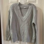 FRNCH Paris Light Grey V Neck Pullover Sweater size M/L Photo 0